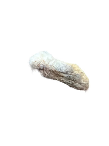 Dehydrated Furry Rabbit Feet Front Paws (Front Paws Only)