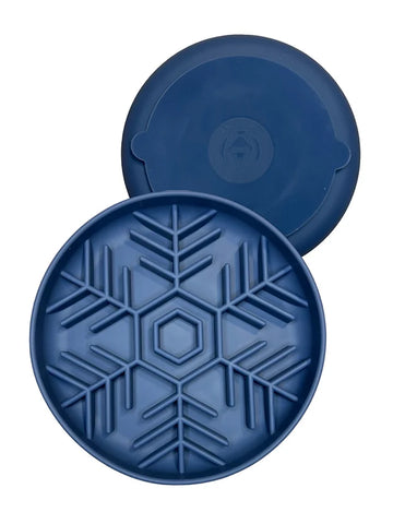 Snowflake Slow Feeder Bowl with Suction Cup